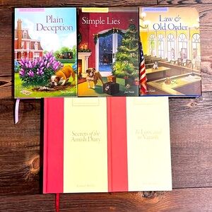 Amish Inn Mysteries Hardcover Books (5)